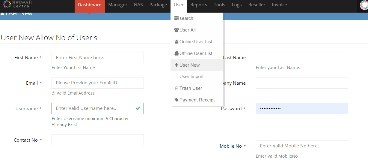 User Addition/Updation/Deletion Management